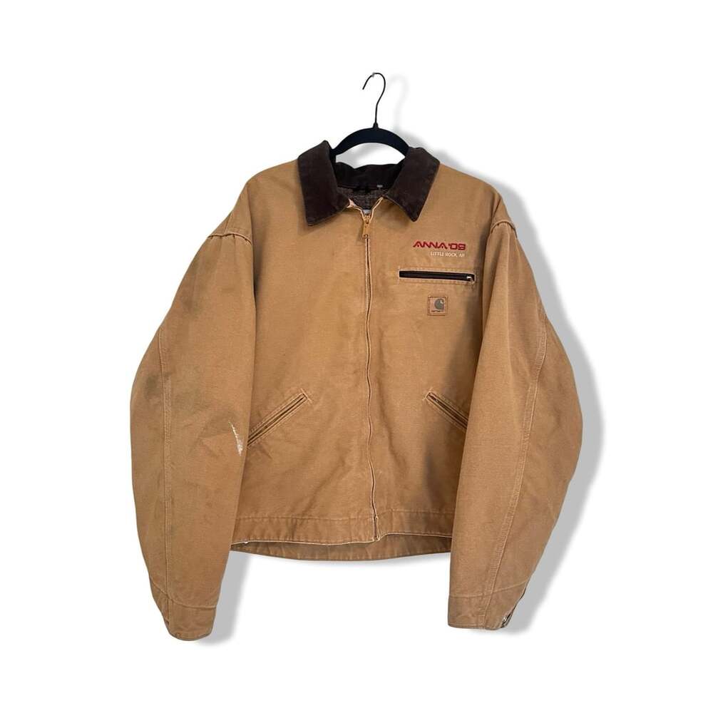 Carhartt J97 CML Blanket Lined Detroit Jacket Carhartt Brown Size XL Regular